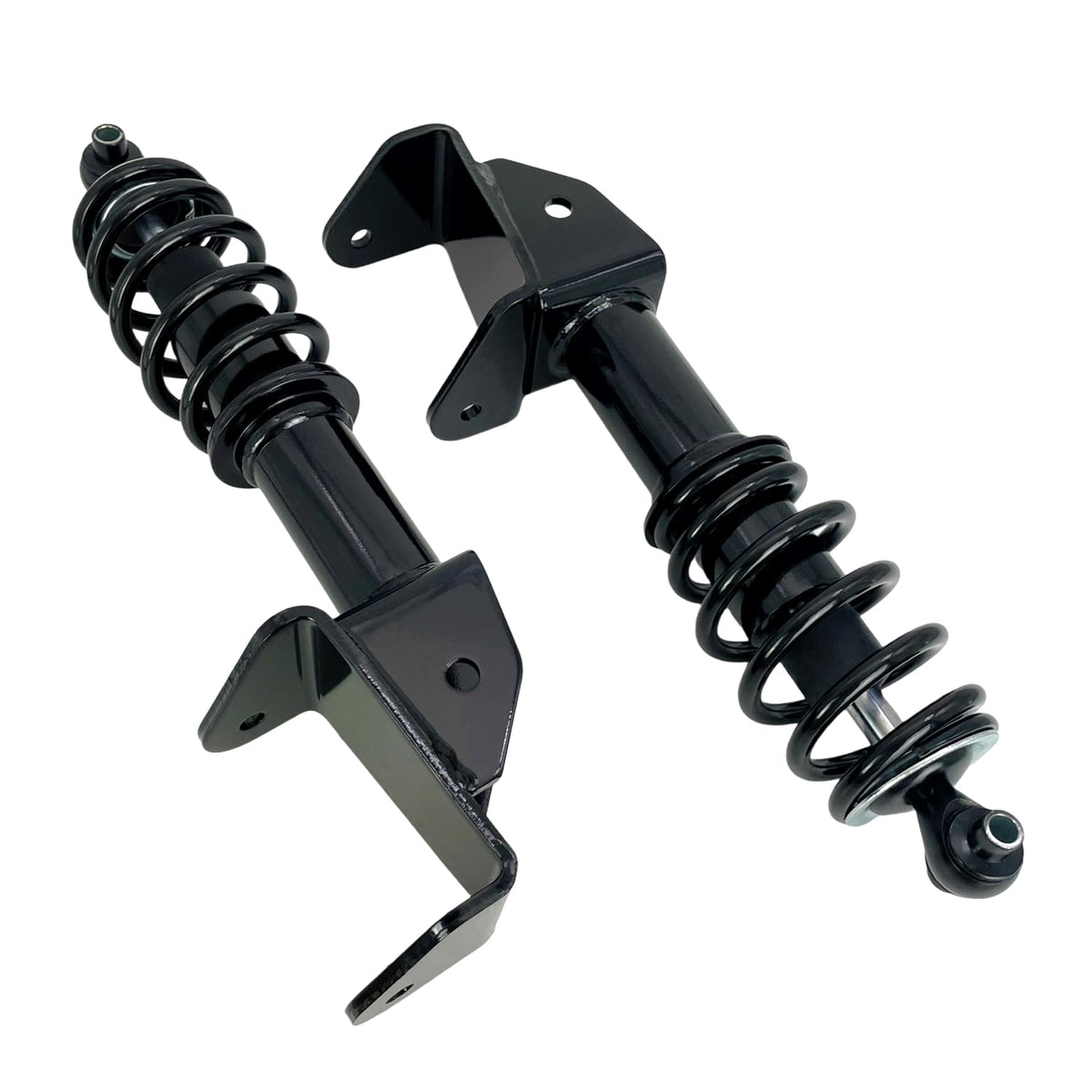Phoddar G29 front shocks on driver side absorb road impact for smoother turns.