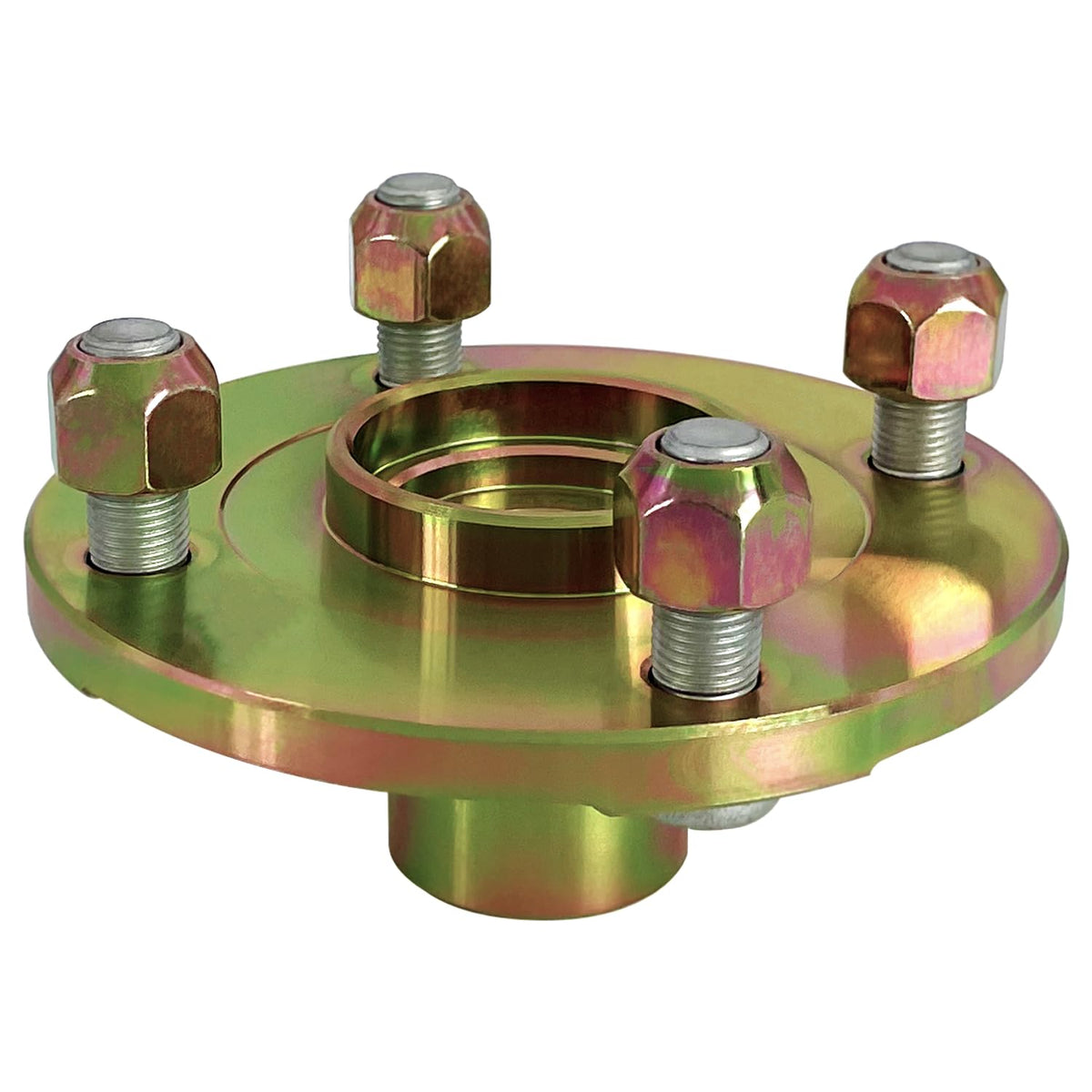 Closeup of Phoddar G29 hub die-cast iron construction for rugged durability