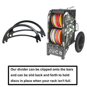 PIAOLGYI Zuca cart divider clipped on upper position to keep discs organized