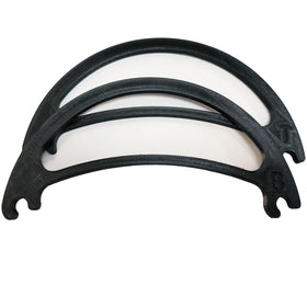 PIAOLGYI rack divider on a Zuca cart bar for secure disc storage on the move