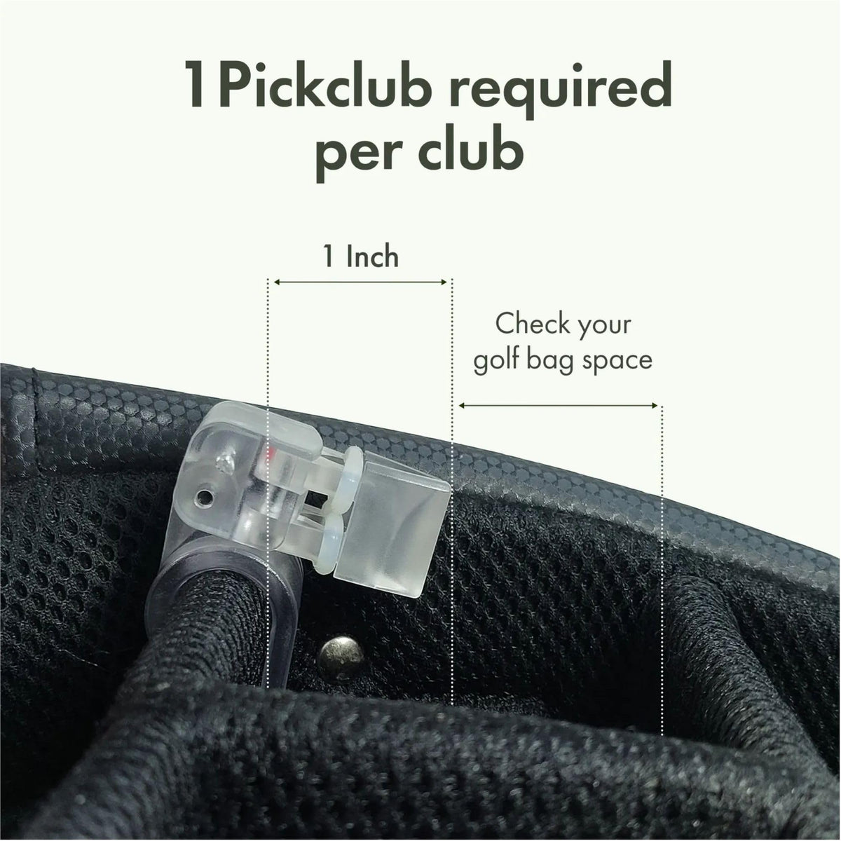Pickclub polycarbonate construction delivers durable, long-lasting performance.