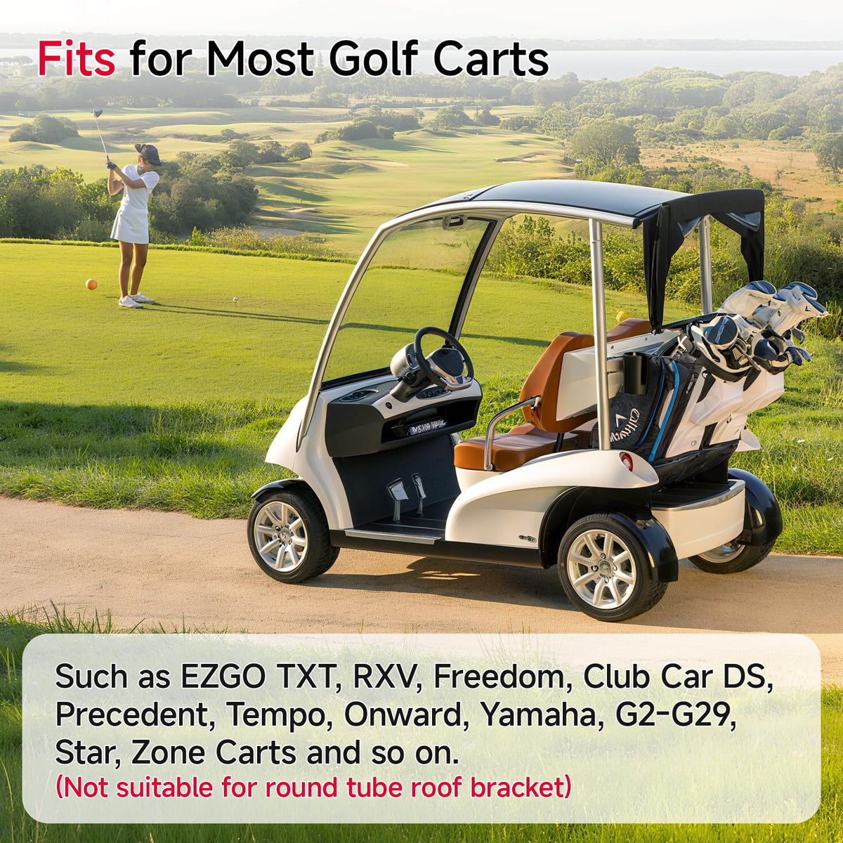 Piclafe compatibility with EZGO, Club Car and Yamaha carts.