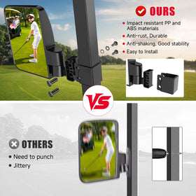 Piclafe HD convex glass provides clearer, distortion-free viewing.