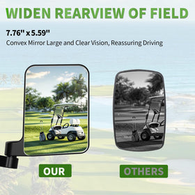 Piclafe wide convex glass delivering clear, distortion-free rear images