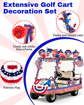 Piemow firework heart USA banner enhances patriotic mood during the parade.