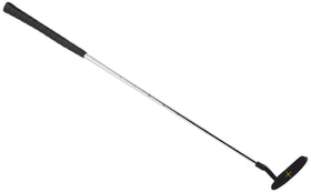 Pinemeadow Black Zinc Style Putter close-up highlights finish and grip