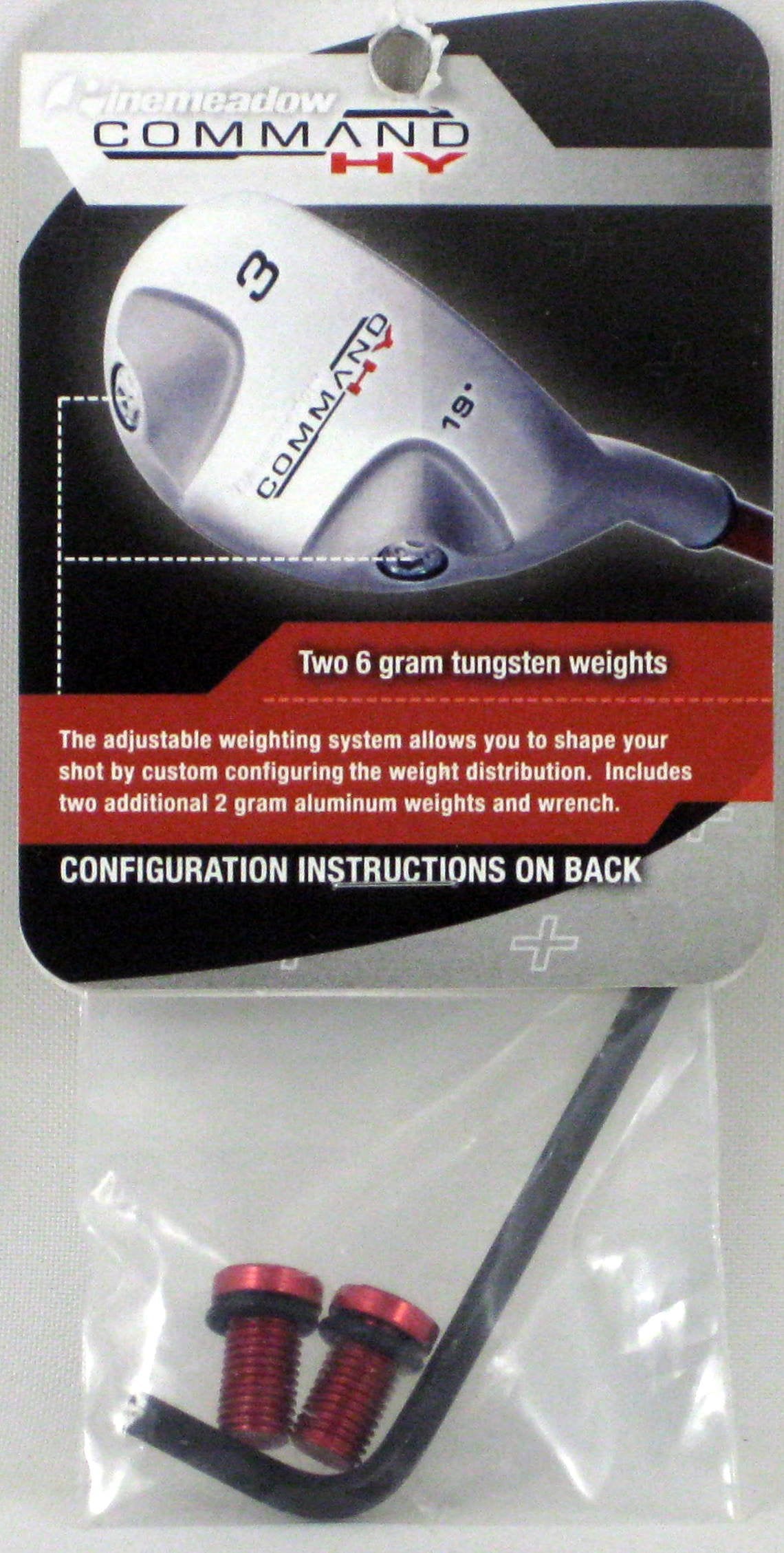 Pinemeadow Command 3 Hybrid with headcover aids straighter shots and easy alignment
