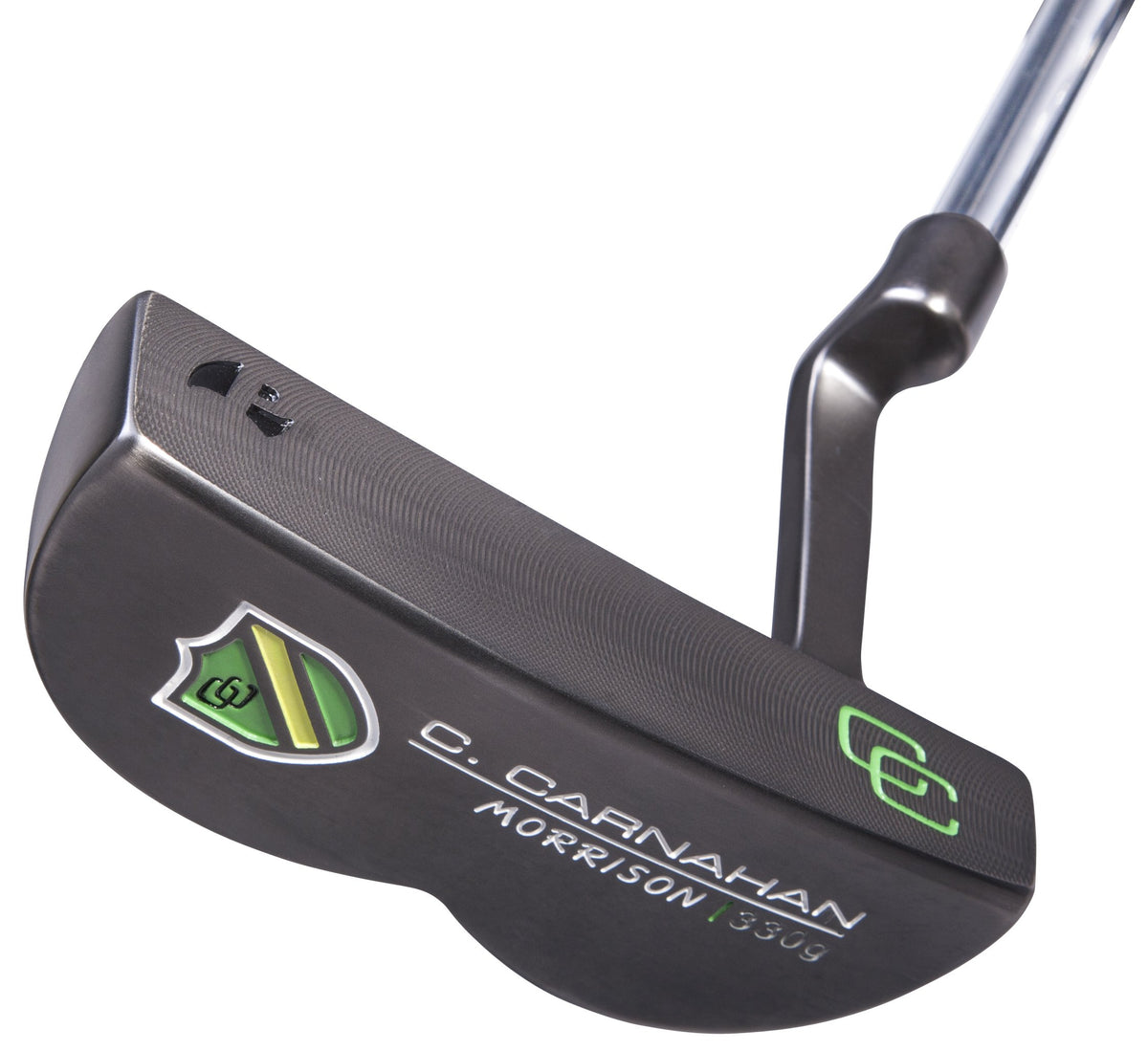 Pinemeadow Golf C. Carnahan Morrison milled-face putter side view with precise alignment and feel.