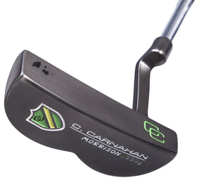 Pinemeadow Golf C. Carnahan Morrison milled-face putter side view with precise alignment and feel.