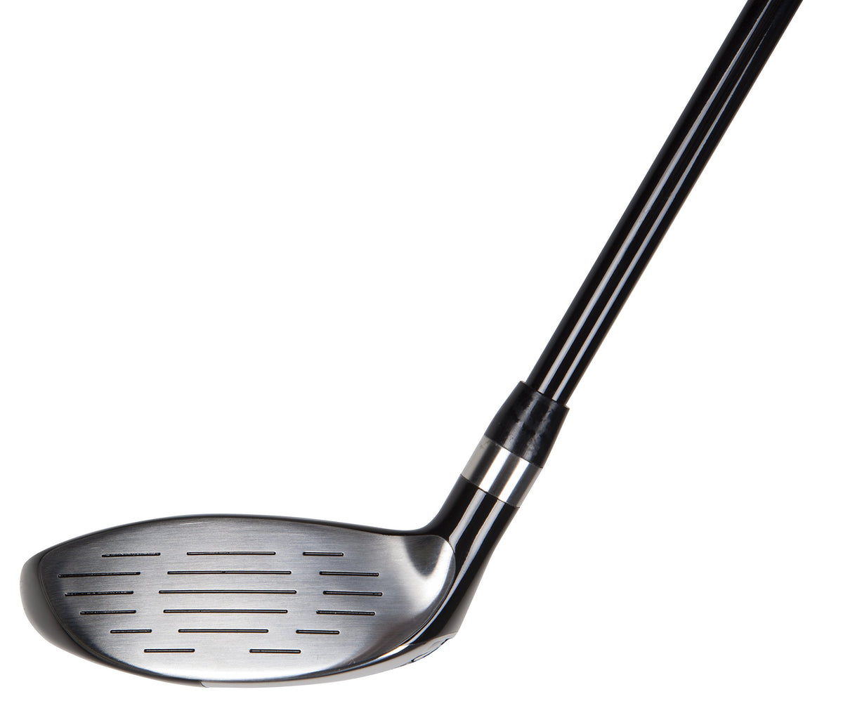 Pinemeadow Golf Excel EGI 4-hybrid 22-degree loft from rough to fairway.