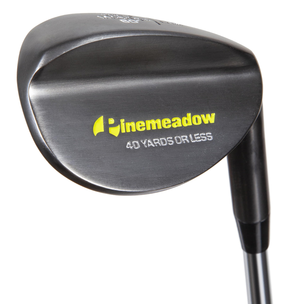 Pinemeadow MB Wedge shows expanded face area to help from tough lies
