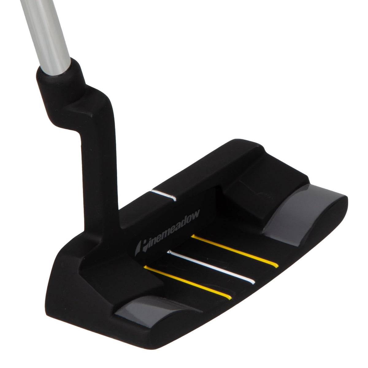 Pinemeadow Golf PGX MB4 top-down view highlighting alignment aids for consistent setup.