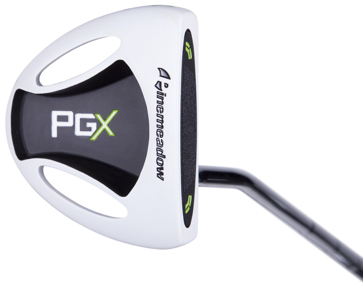 Pinemeadow PGX Putter left-handed design improves setup for precise aiming.
