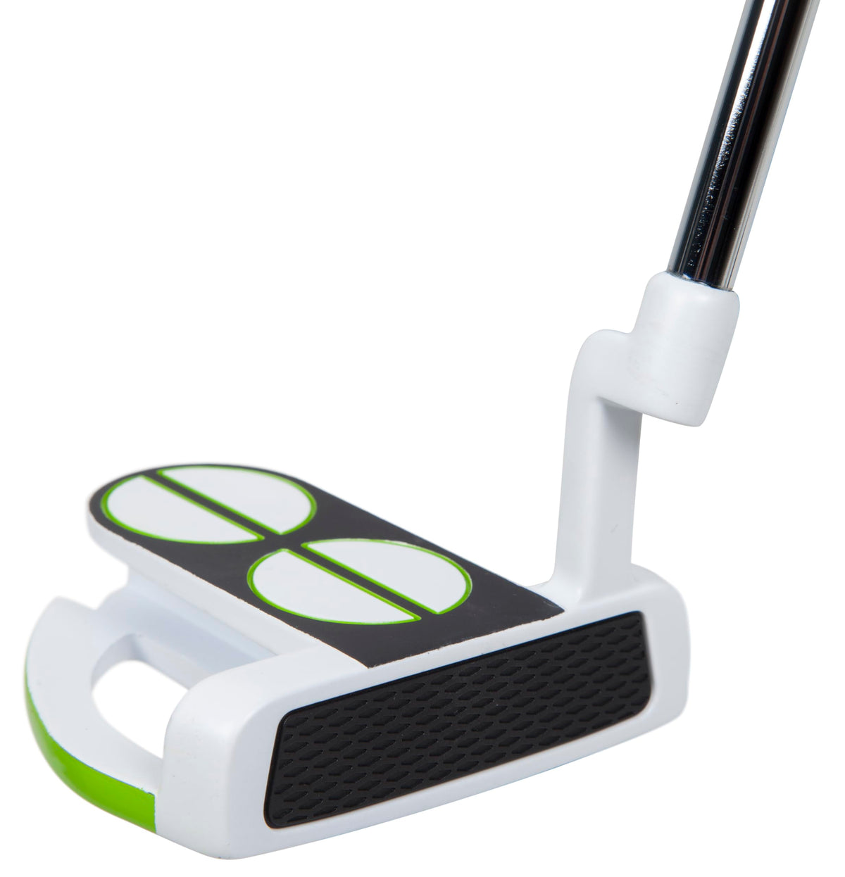 Pinemeadow PGX SL putter with plumber's neck aids precise alignment at setup