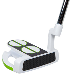 Pinemeadow PGX SL putter with plumber's neck aids precise alignment at setup