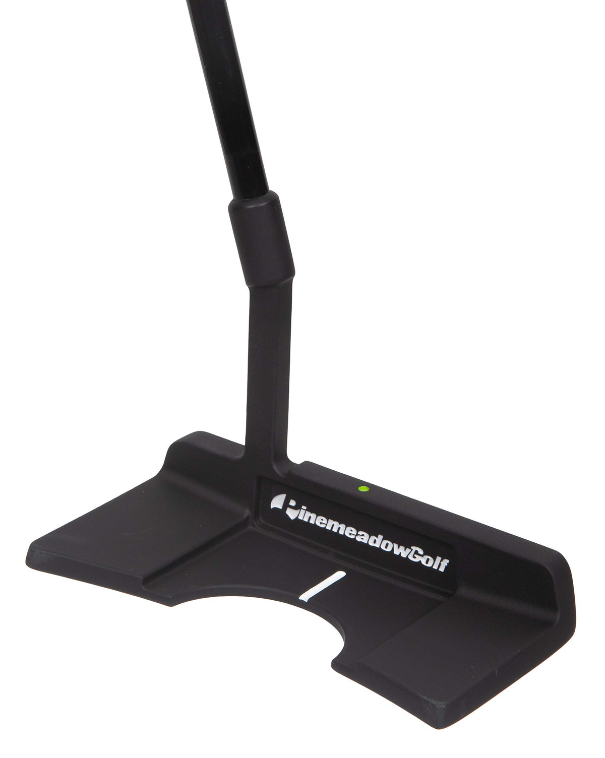 Pinemeadow Golf PGX Stand Up Putter showing stand-up design for easy alignment.