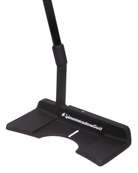 Pinemeadow Golf PGX Up Putter left-handed milled face for consistent rolls.