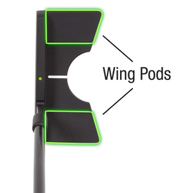 Pinemeadow PGX Up Putter in use on green for steady strokes.