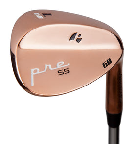 Pinemeadow Golf Pre Copper Wedge copper finish aids alignment and approach visibility.