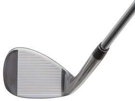 Pinemeadow Pre Wedge black finish aids alignment at address