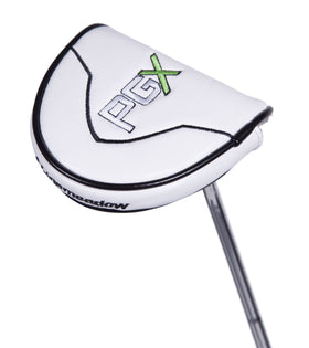 Pinemeadow PGX forward-spin at impact enhances contact.