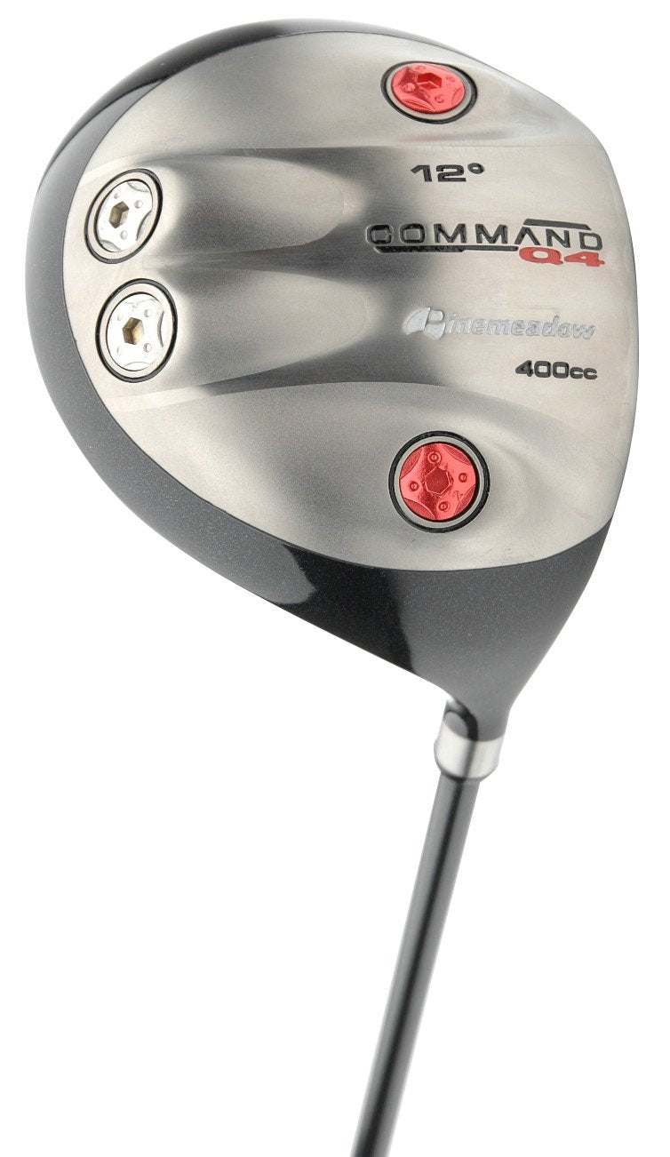 Pinemeadow Ladies' Command Q4 Driver right-hand 10.5-degree angle for stable distance and control.