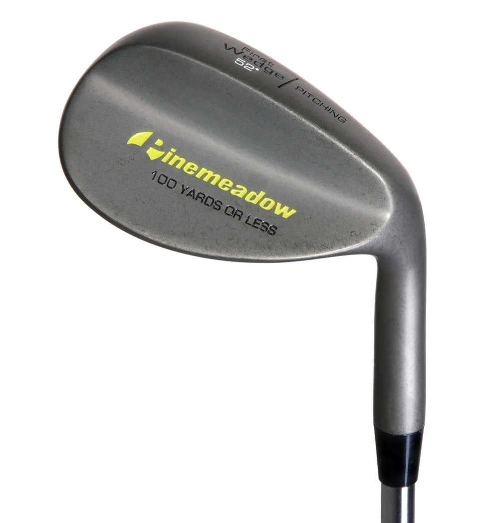 Pinemeadow Ladies' Wedge 52-degree with large face area for easier greenside play.