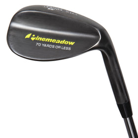 Pinemeadow MB Wedge 56° left-hand face close-up highlighting expanded face design.