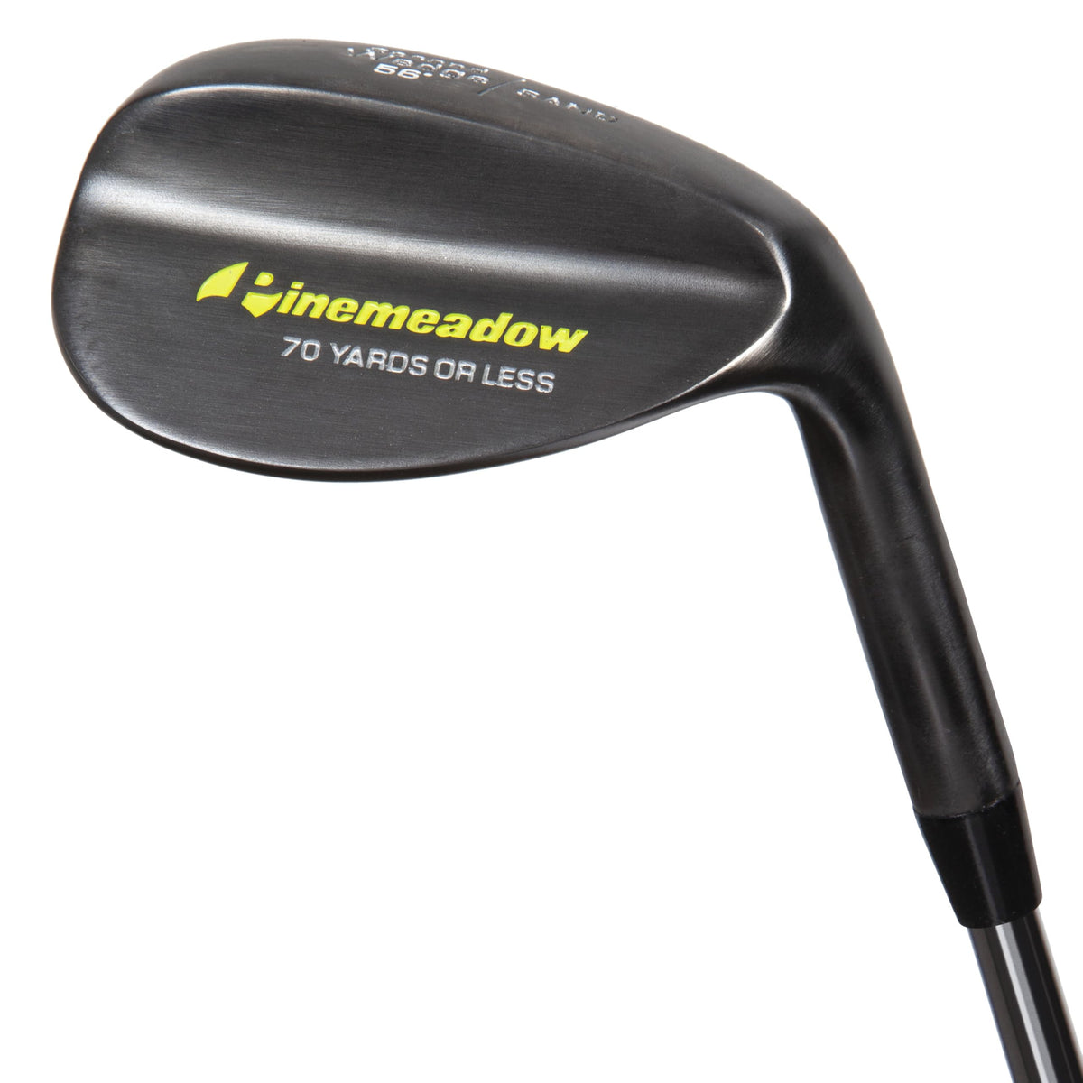 Pinemeadow MB Wedge 56° large sweet spot enables easier greenside control.