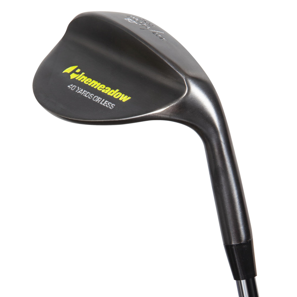 Pinemeadow MB Wedge 60° left-hand face view highlights forgiving design