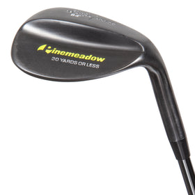 Pinemeadow MB Wedge 64° dark tumble finish for a sleek, low-glare look on the course.