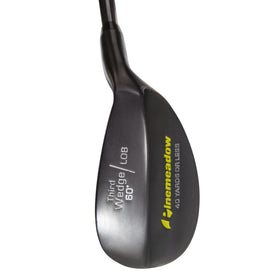 Pinemeadow MB 3 wedge dark-tumble finish on clubhead adds sleek style.
