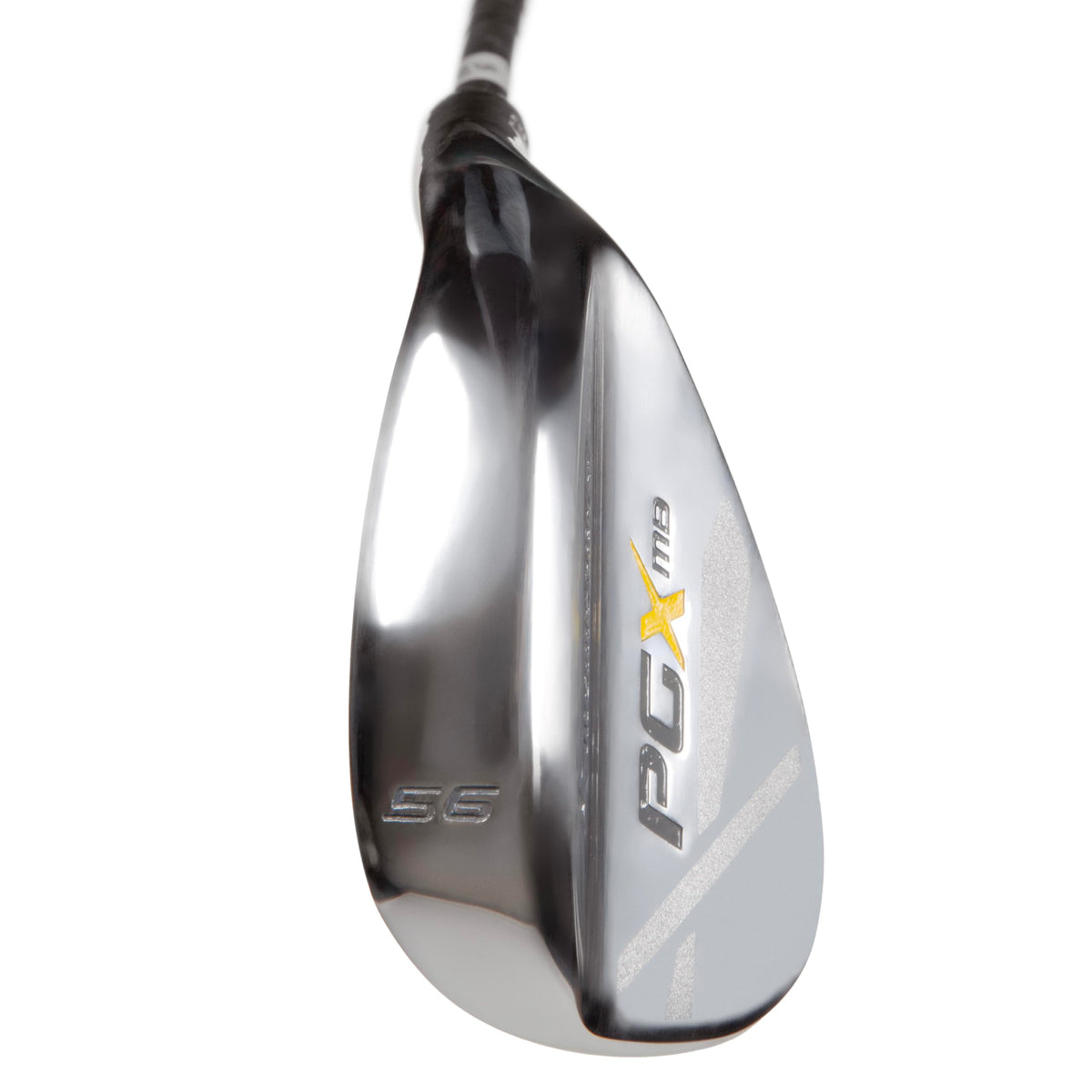Pinemeadow PGX SS Wedge with sleek stainless steel finish for durable, consistent feel.
