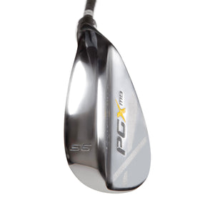 Pinemeadow PGX SS Wedge with sleek stainless steel finish for durable, consistent feel.