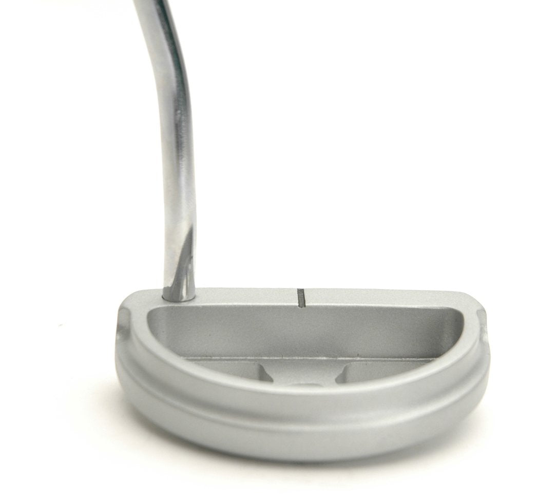 Pinemeadow Xeon M-3 putter in hand demonstrates comfortable size and balance.