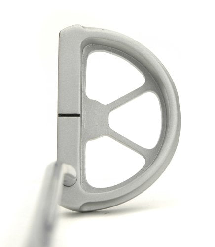 Pinemeadow Xeon M-3 putter top view highlights alignment line for precise setup.