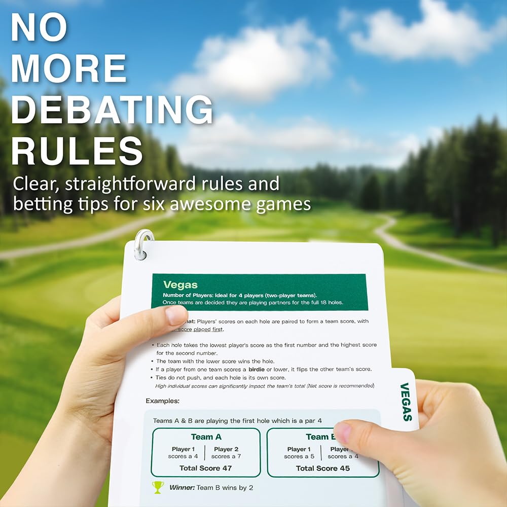 Pinhigh The Caddie's Bible pocket-size design fits easily in your golf bag.
