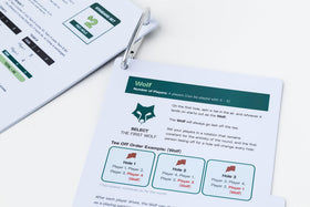 Pinhigh The Caddie's Bible tabs and binding enable quick game selection.