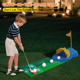 Pinkpeach tees help kids set up quick, repeatable shots.