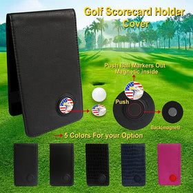 PINMEI compact 7.5 by 4.5 inch size fits scorecards and pockets.