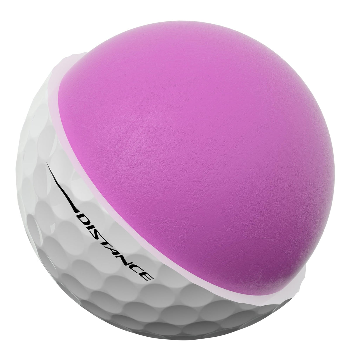 Pinnacle Distance White 15-Ball greenside roll with consistent greens.