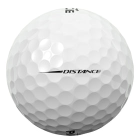Pinnacle Distance White 15-Ball durable cover supports consistent performance.