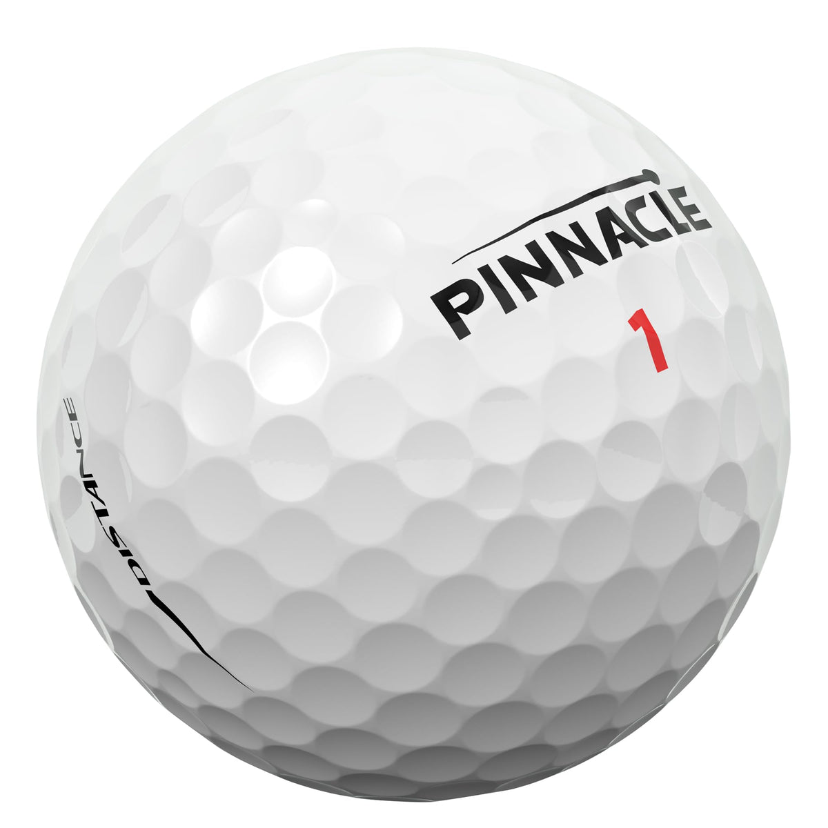 Pinnacle Distance White 15-Ball soft-cover feel delivers responsive feedback.