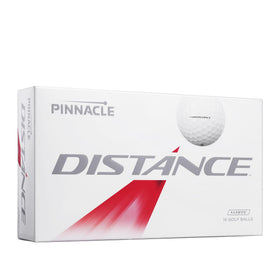 Pinnacle Distance White 15-Ball tee-shot distance potential, improves drives with high-energy core.
