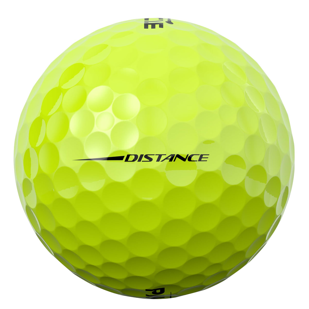 Pinnacle Distance Yellow 15-Ball soft-cover close-up demonstrates responsive feel.