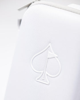 Pins and Aces glove and accessory caddie on the course convenient carry and access