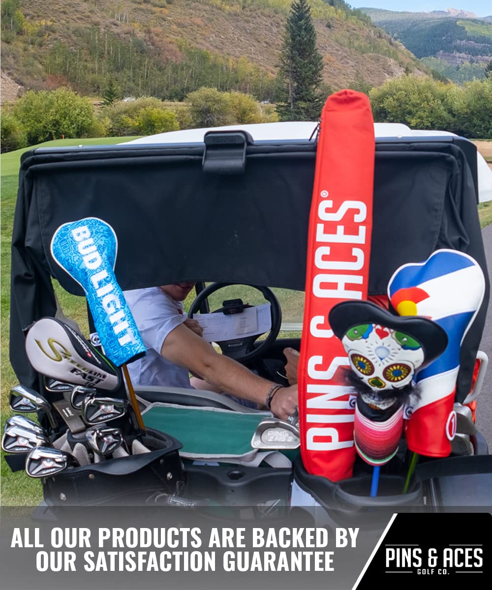Pins & Aces Golf Co. gift-ready beer cooler for golfers.