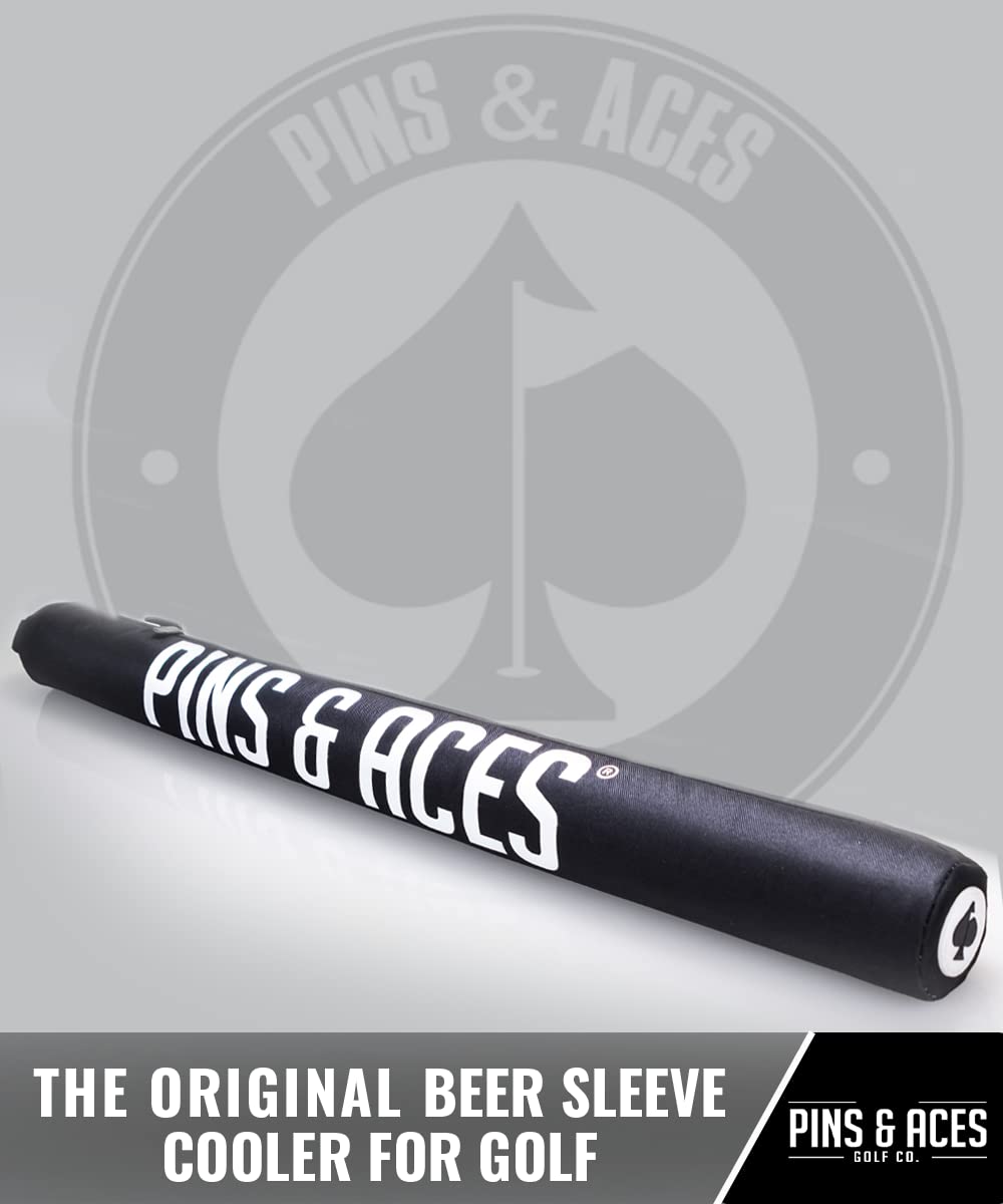 Pins & Aces Golf Co. insulated wrap delivers full 360-degree cooling.