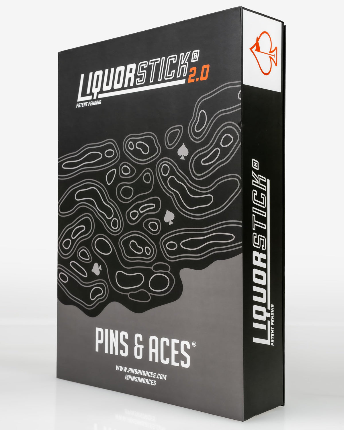 Pins & Aces LiquorStick 2.0 compact design fits in bags