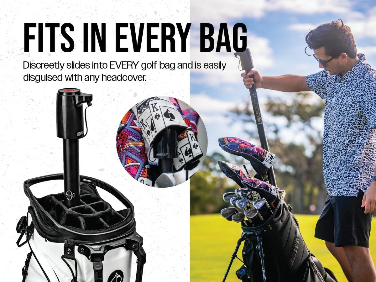 Pins & Aces LiquorStick 3.0: rechargeable battery powers uninterrupted pours.
